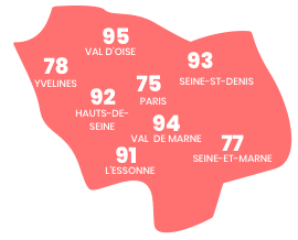 carte île de France