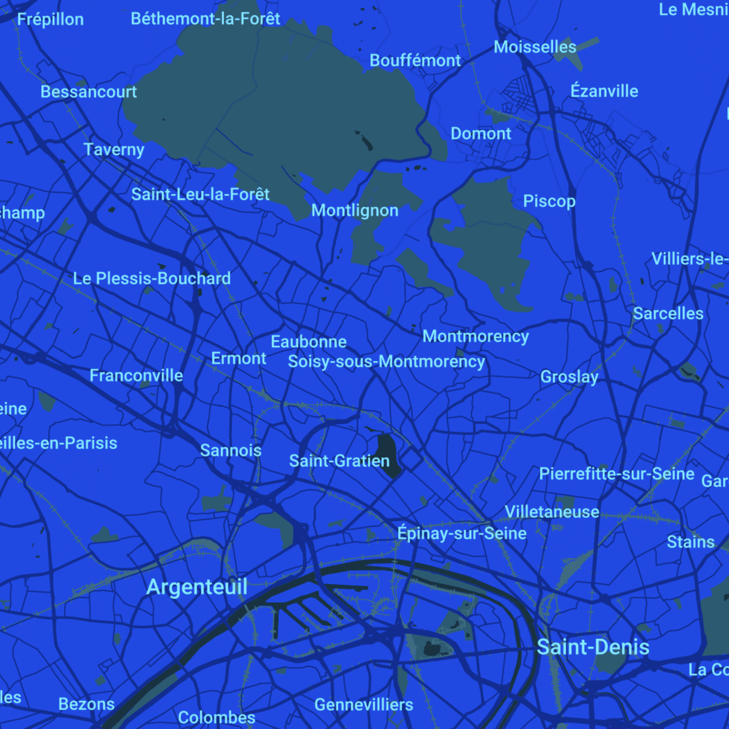 carte Urgences vétérinaires Soisy-Sous-Montmorency (95230)