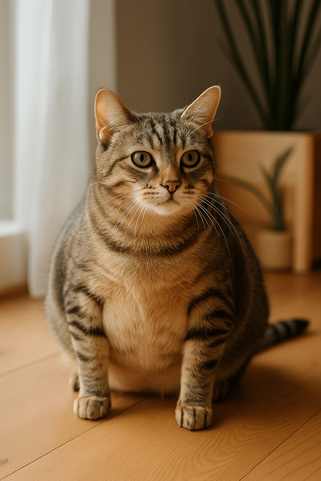 Ventre gonflé chez le chat : causes, symptômes et solutions